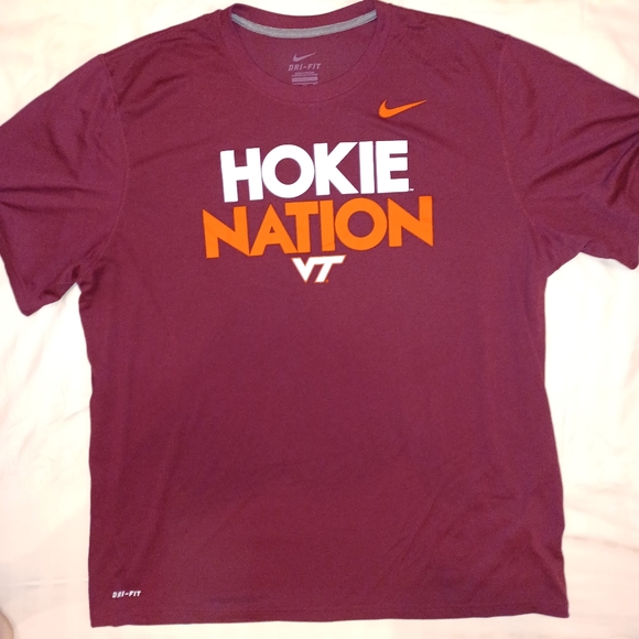 Nike Other - Nike Pro Virginia Tech Hokie Nation T Shirt
